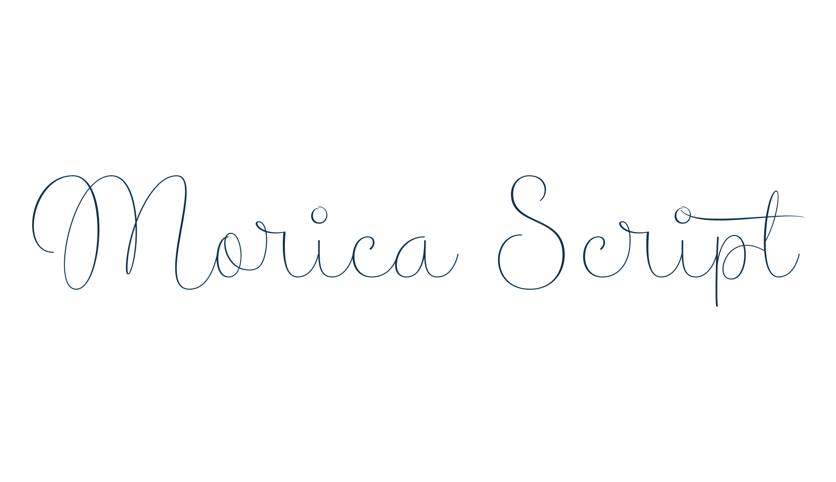 Morica Script, script handwritten fancy decorative calligraphy font preview
