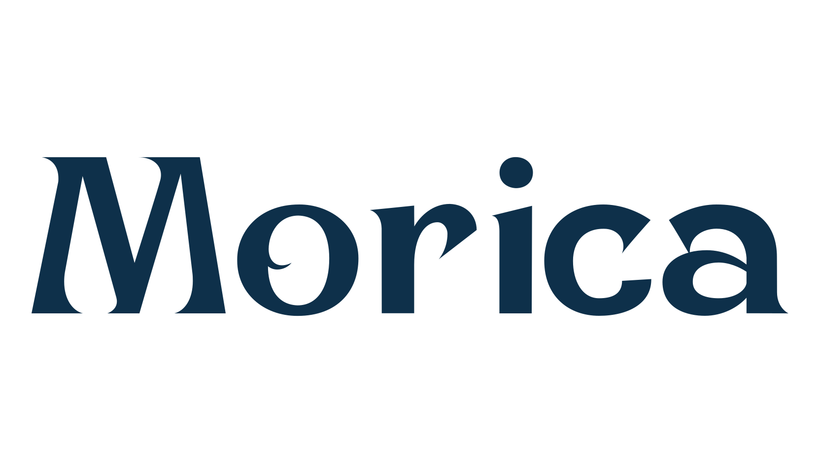 Morica, retro font preview