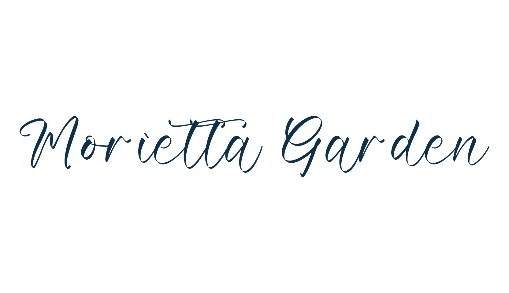 Morietta Garden, script handwritten fancy decorative calligraphy font preview