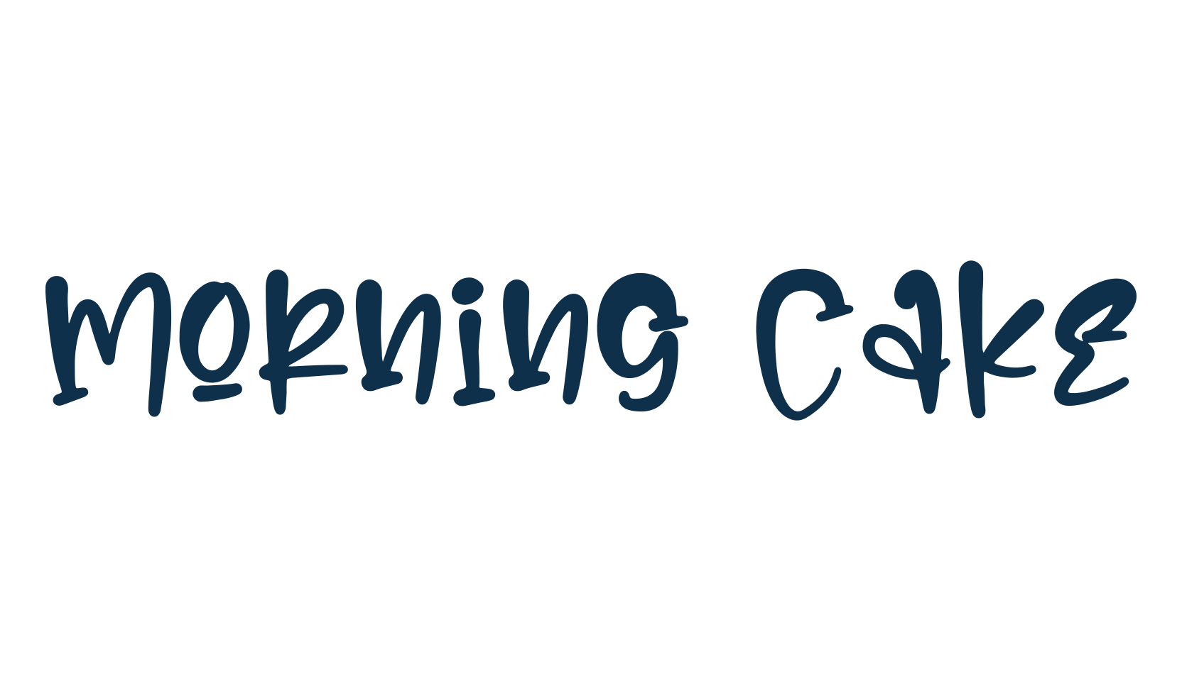 Morning Cake (morning-cake-2), fancy decorative font preview