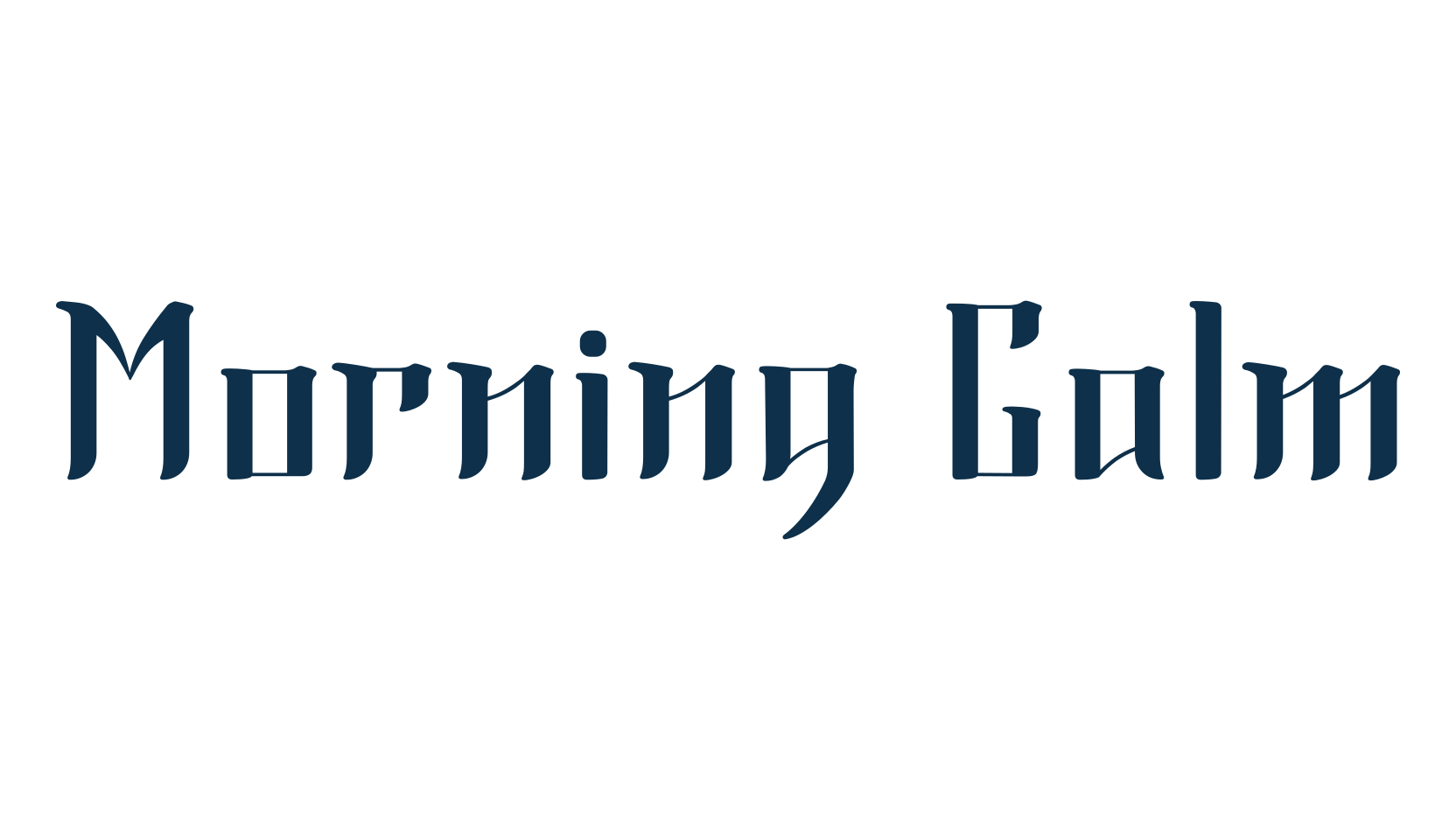 Morning Calm, foreign look chinese, jpn font preview