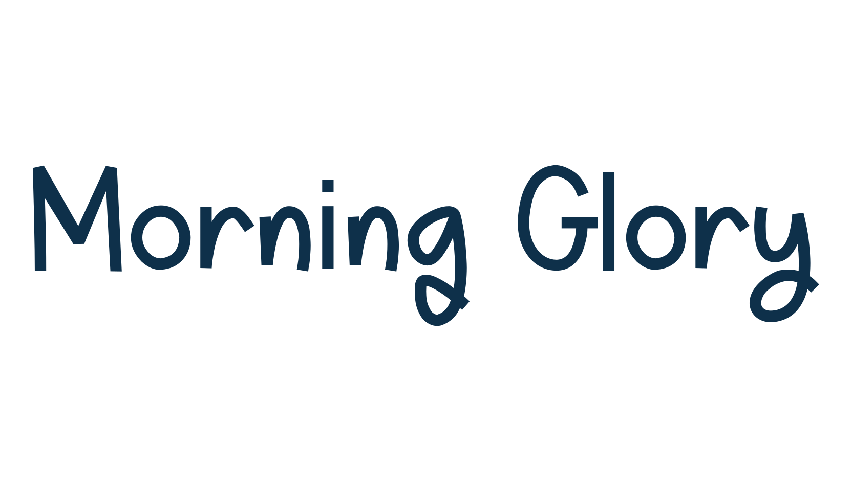 Morning Glory (morning-glory-4), cartoon font preview