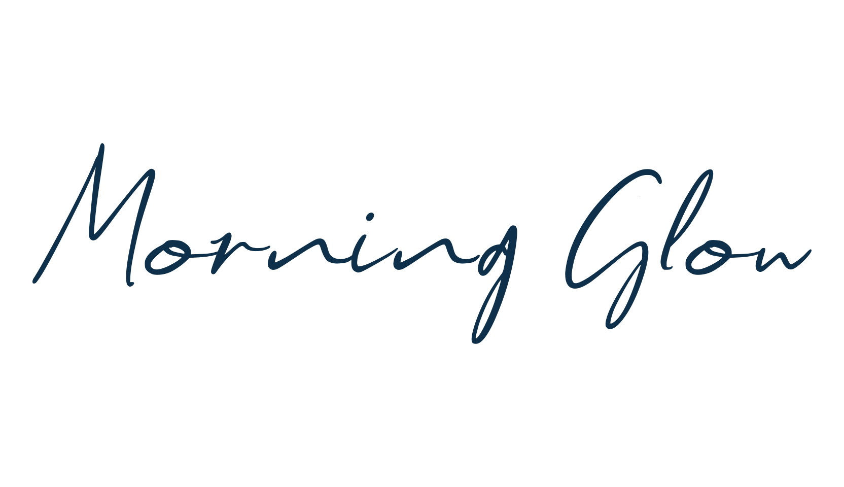 Morning Glow, handwriting font preview