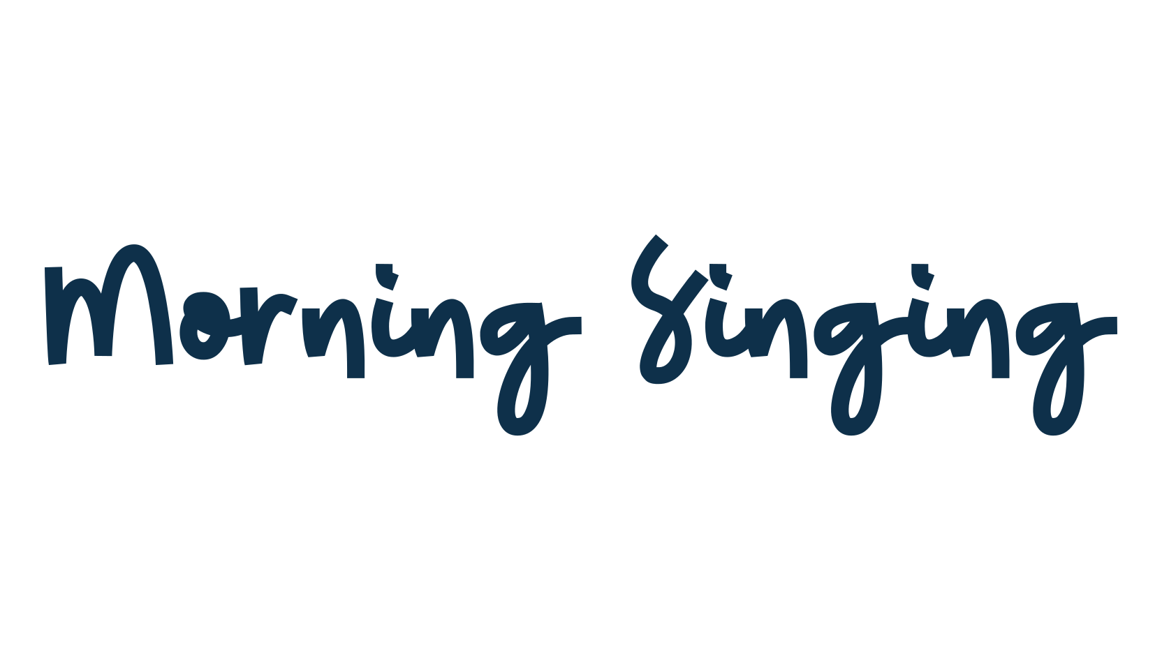 Morning Singing, fancy decorative font preview