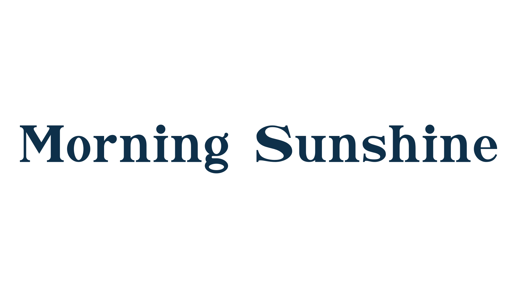 Morning Sunshine (morning-sunshine-5), basic serif font preview