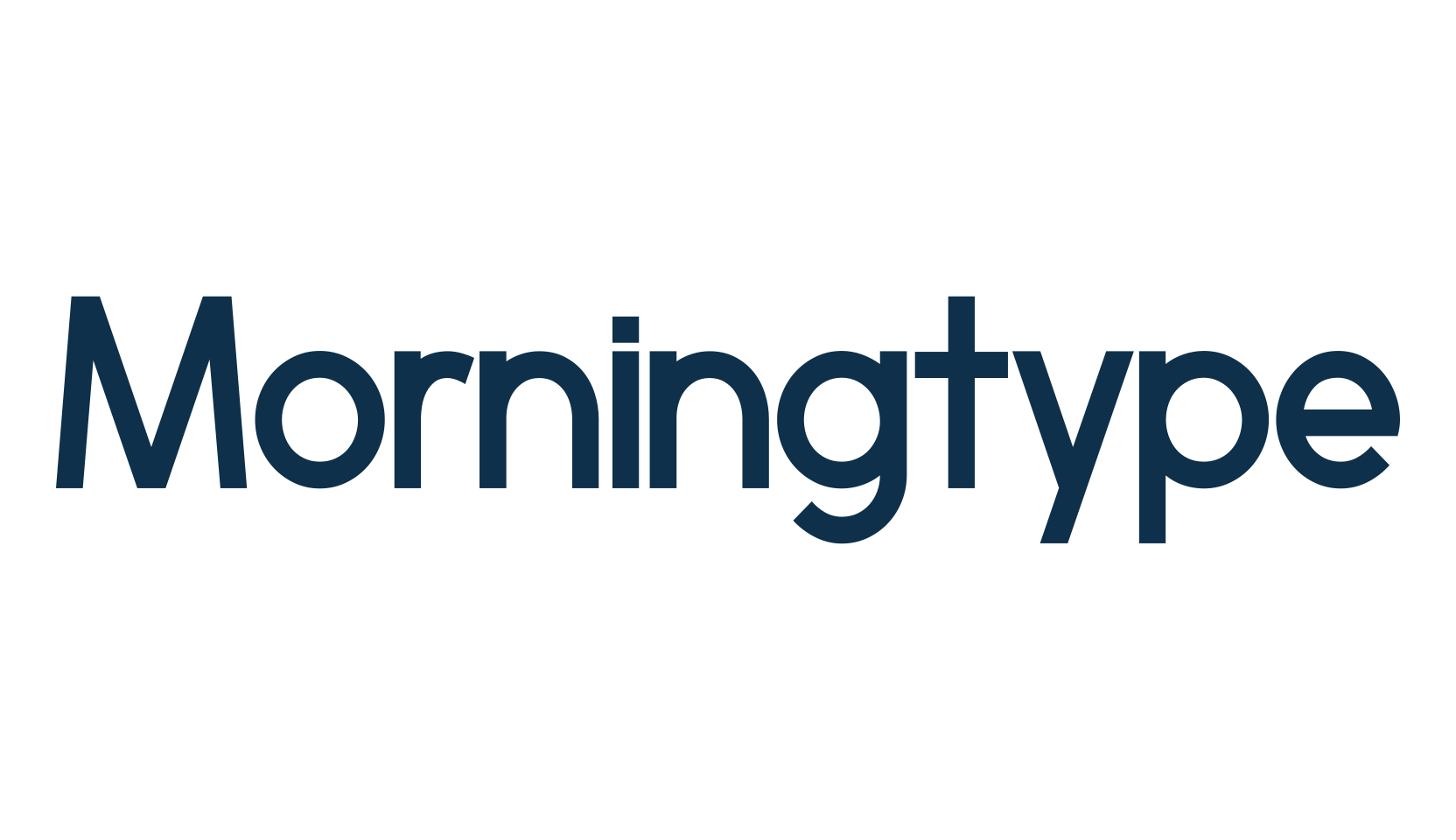 Morningtype, basic sans serif font preview