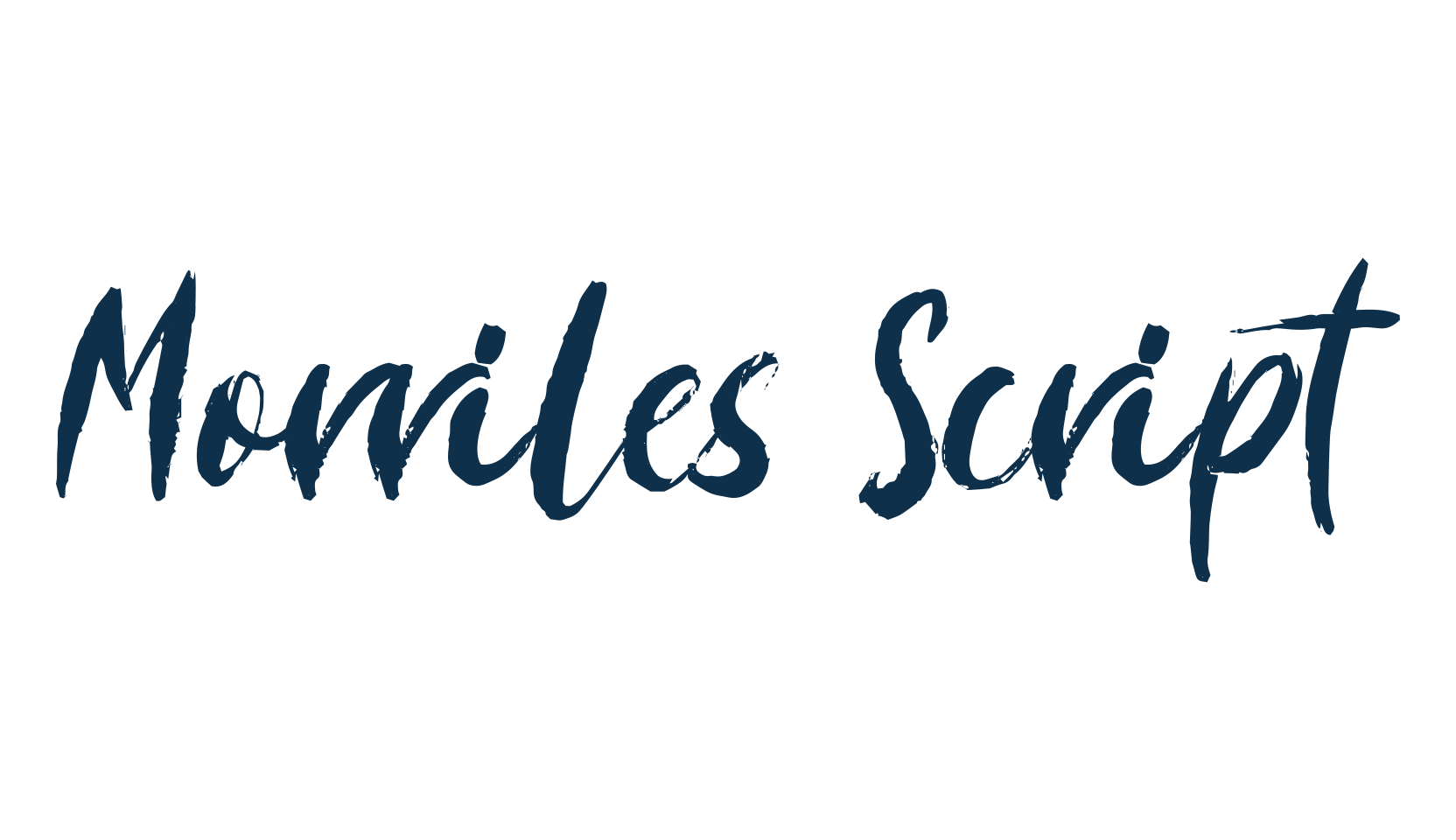 Morriles Script, script brush fancy decorative calligraphy font preview