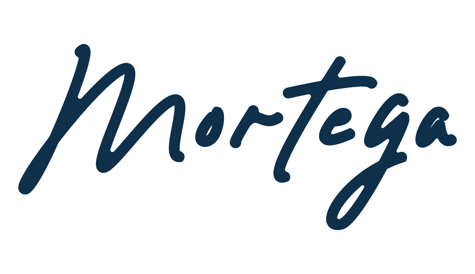 Mortega, script handwritten fancy decorative calligraphy font preview