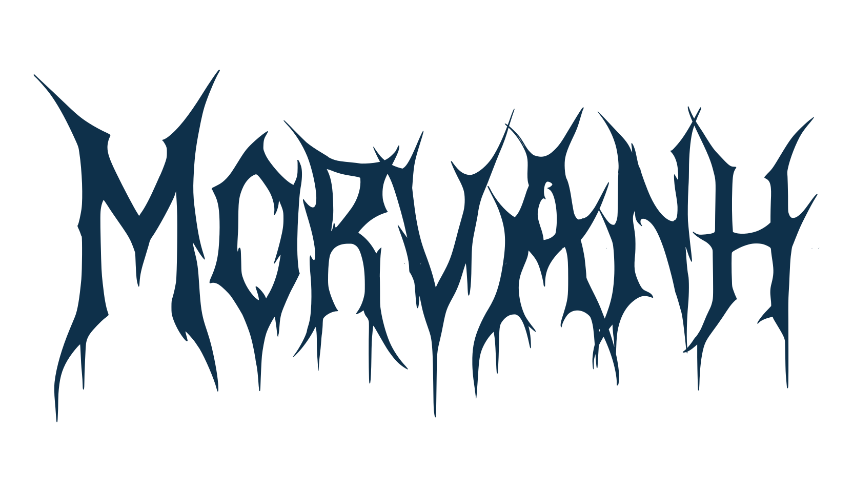 Morvanh, gothic modern font preview