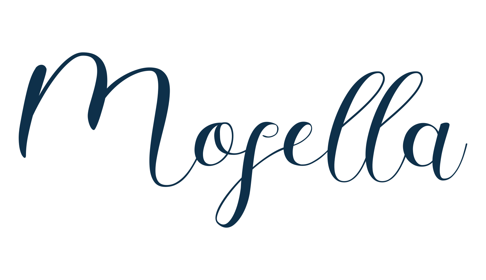 Mosella, calligraphy font preview
