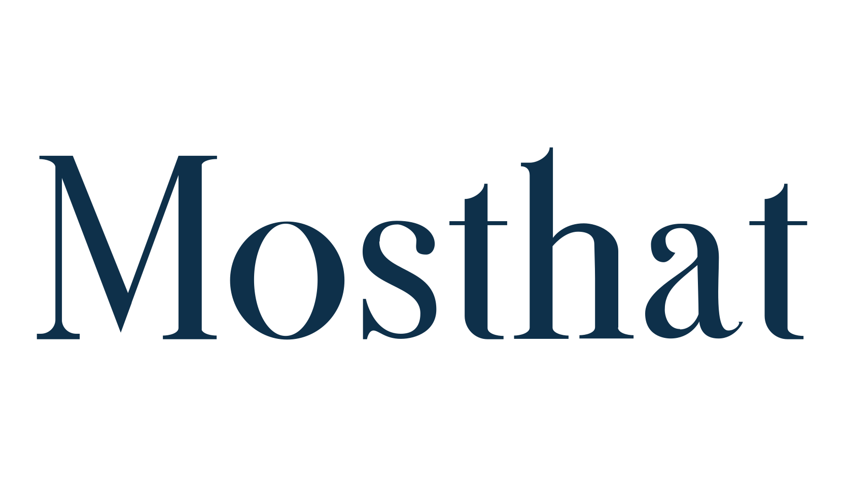 Mosthat, serif font preview