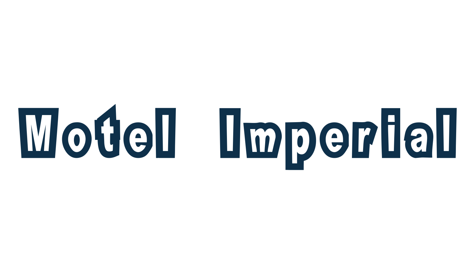 Motel Imperial, various font preview
