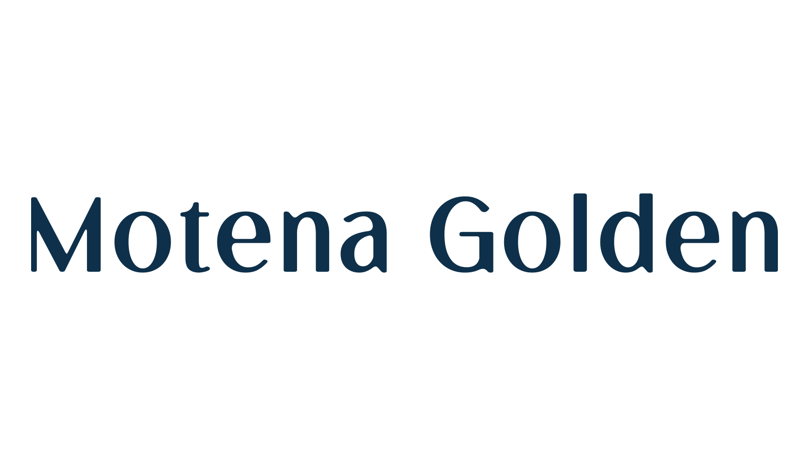 Motena Golden, sans serif font preview