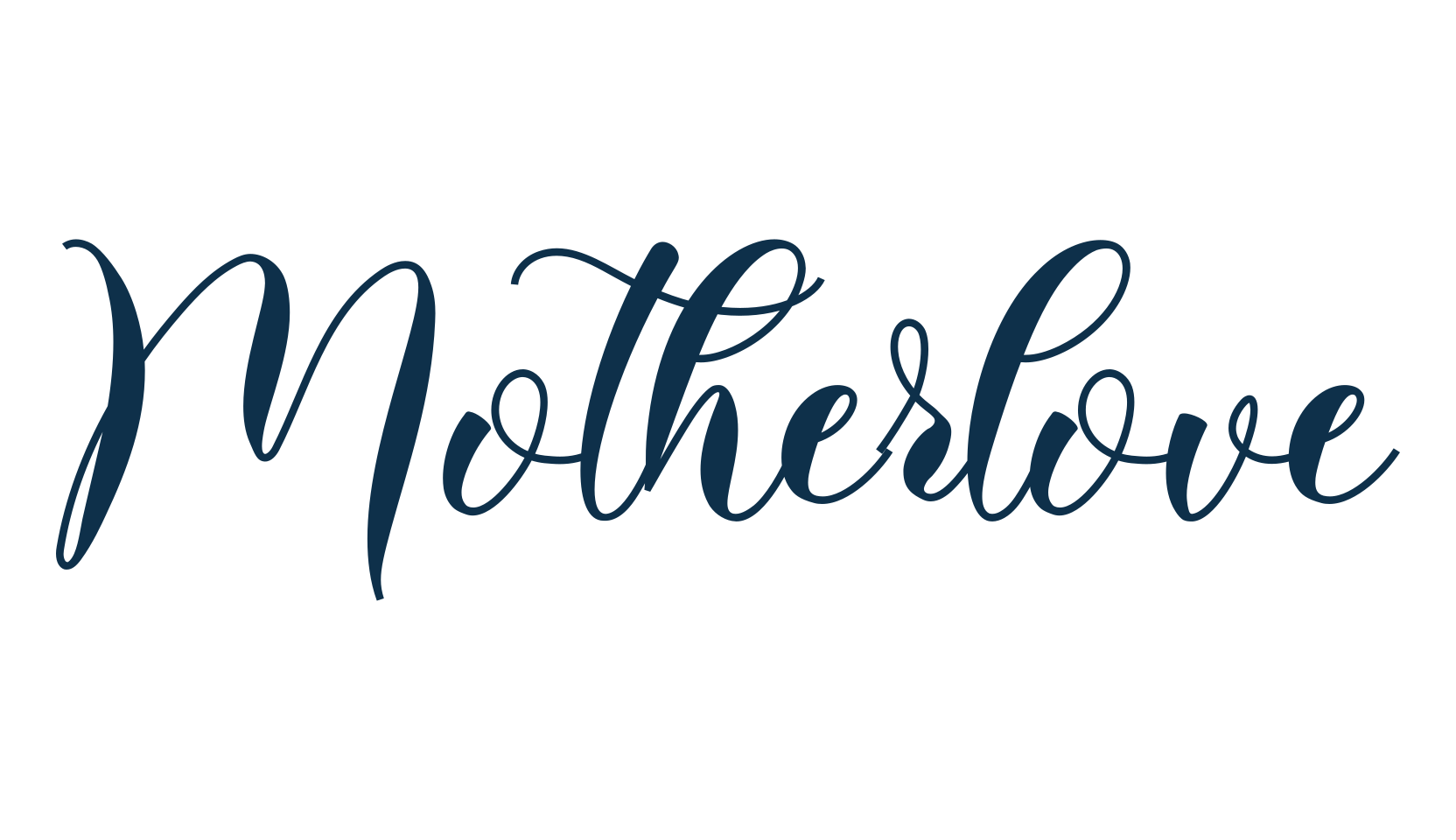 Motherlove, calligraphy font preview