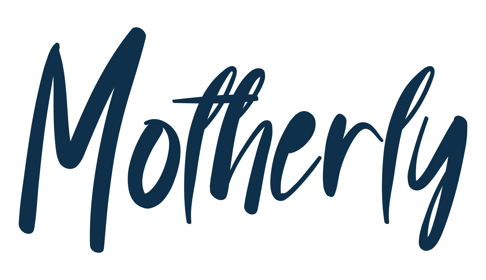 Motherly, script handwritten fancy decorative calligraphy font preview