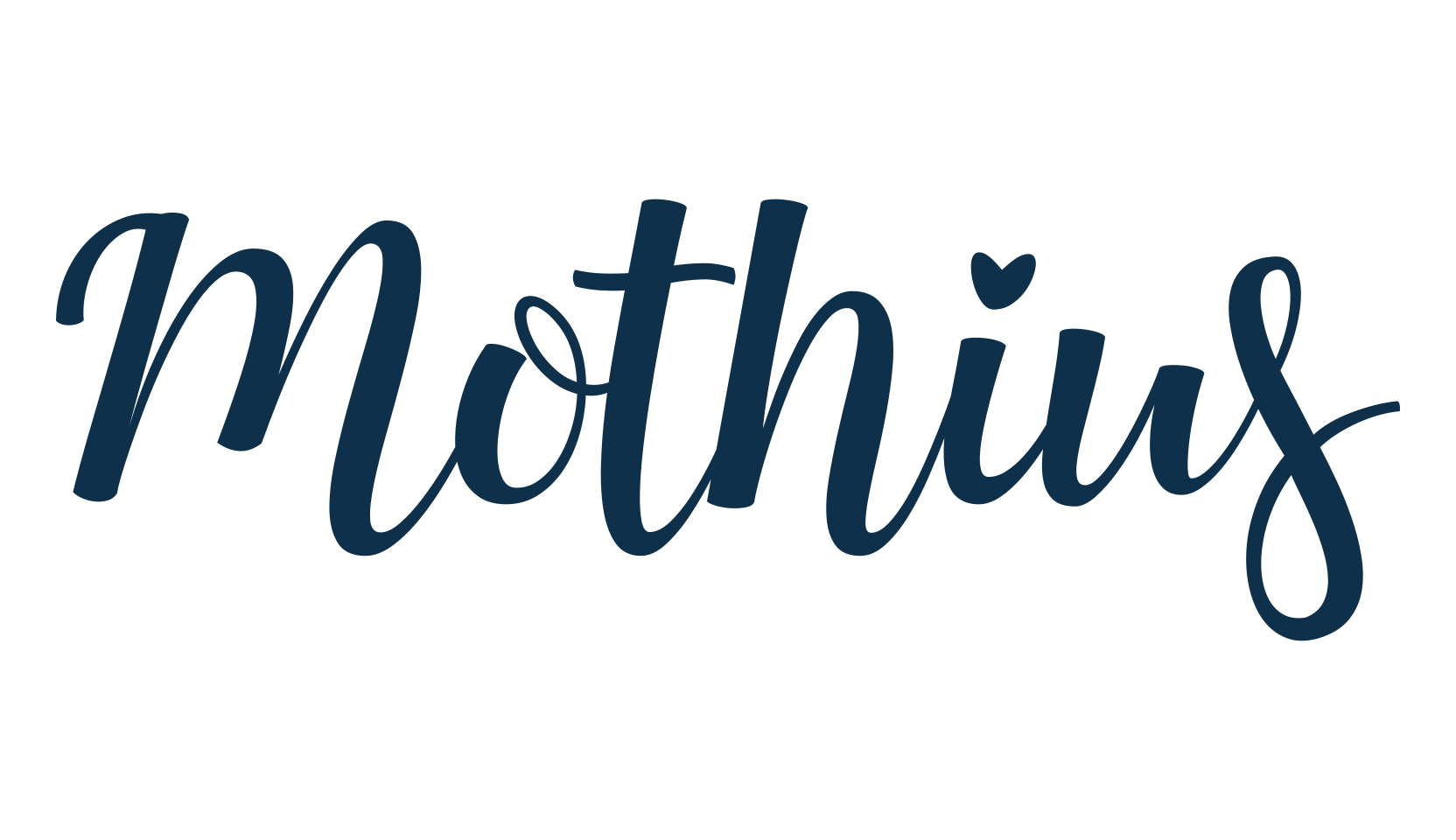 Mothius, script calligraphy fancy decorative font preview