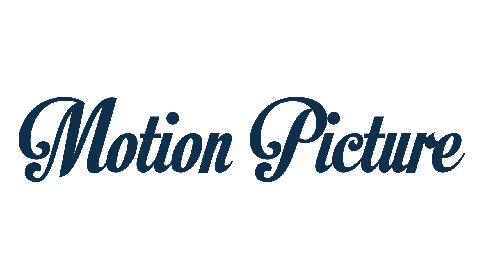 Motion Picture, various font preview