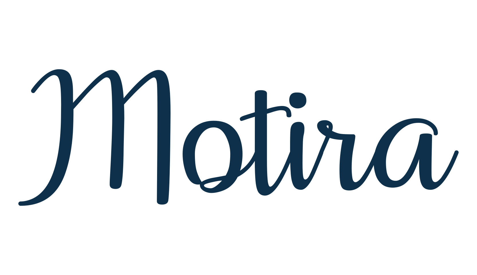 Motira, fancy decorative font preview