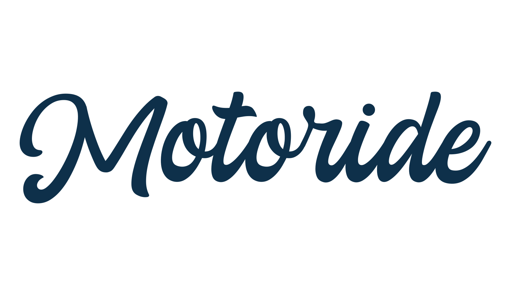 Motoride, old school font preview