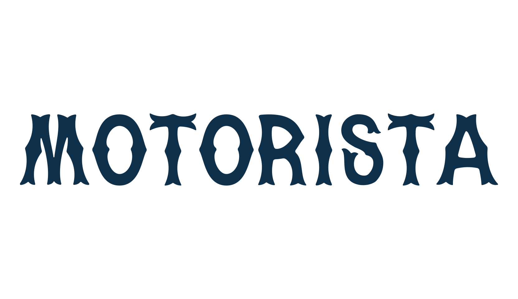 Motorista, fancy western decorative font preview