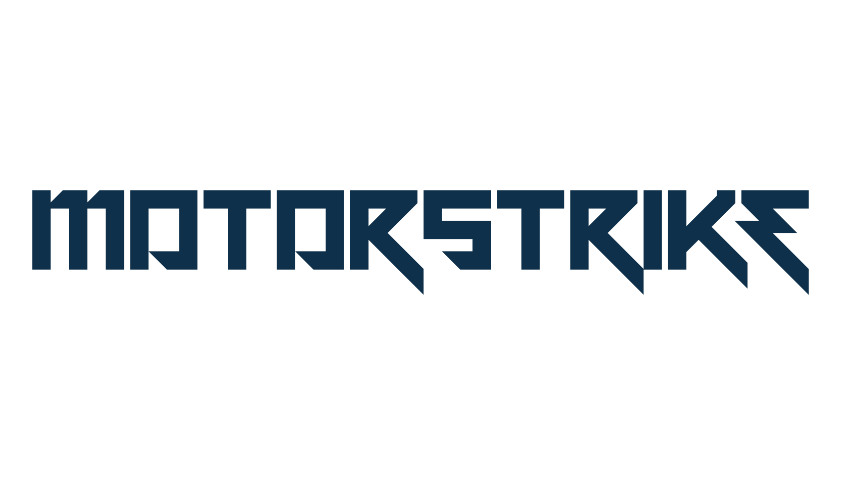Motorstrike, modern font preview