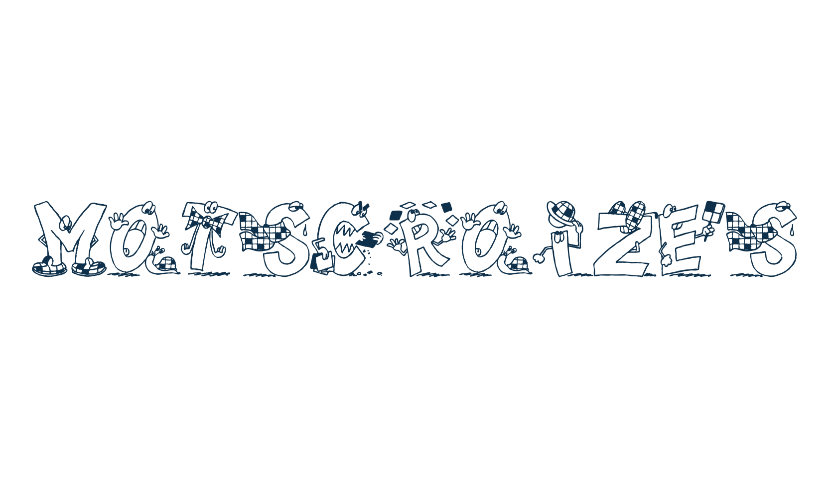Motscroizes, fancy cartoon decorative font preview