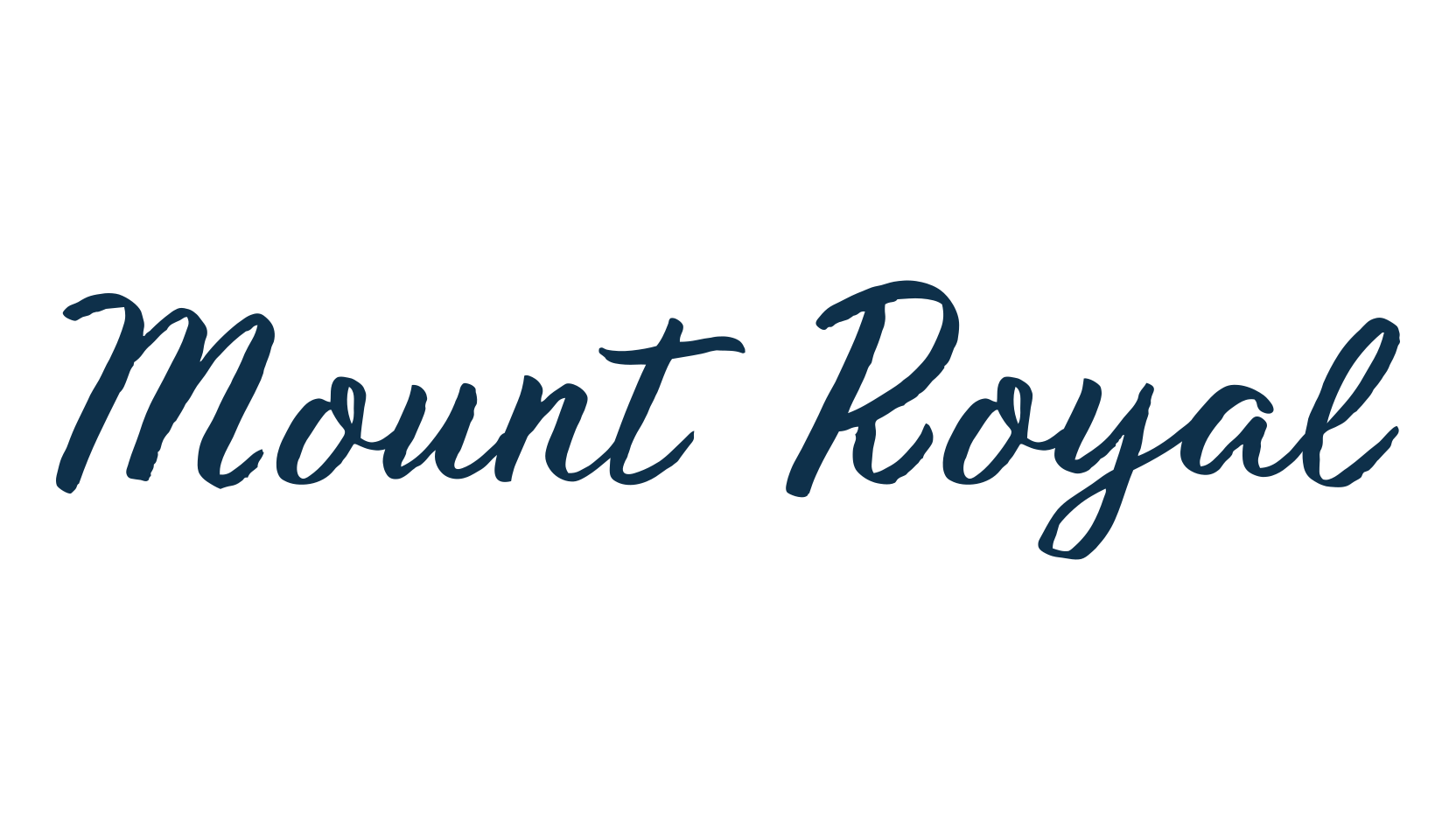 Mount Royal, handwriting font preview