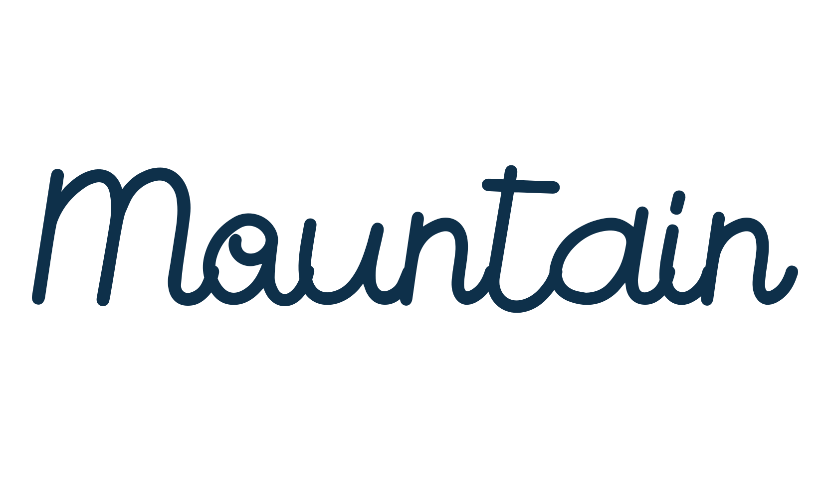 Mountain (mountain-5), fancy decorative font preview