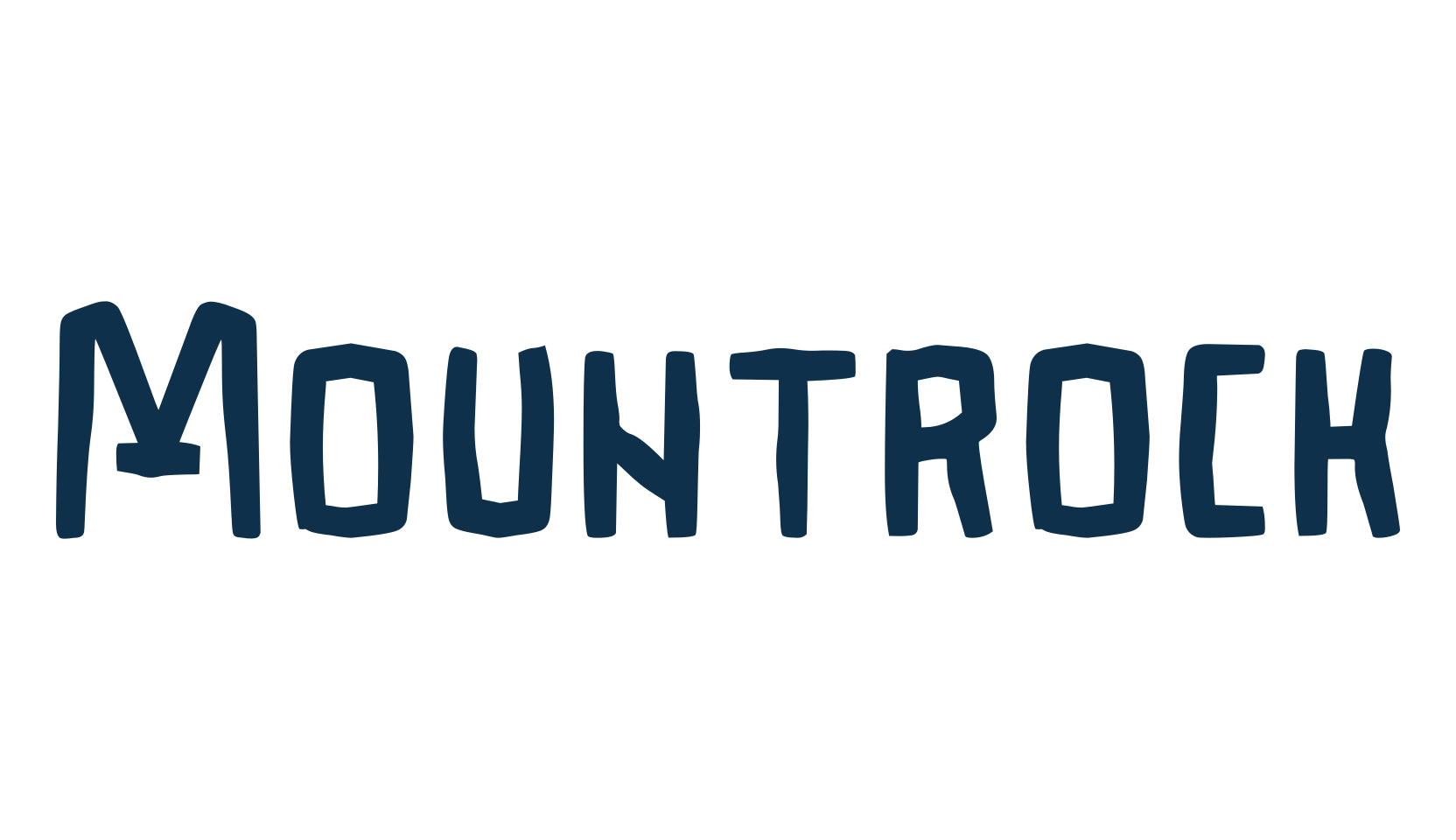 Mountrock, various font preview