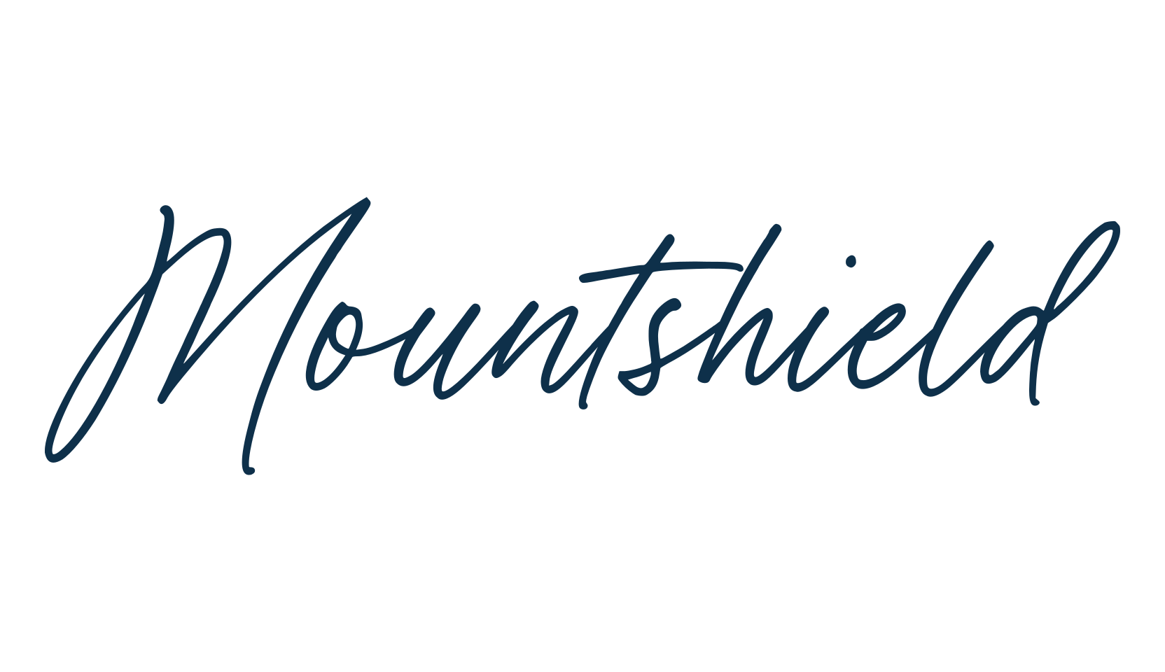 Mountshield, script handwritten fancy decorative calligraphy font preview