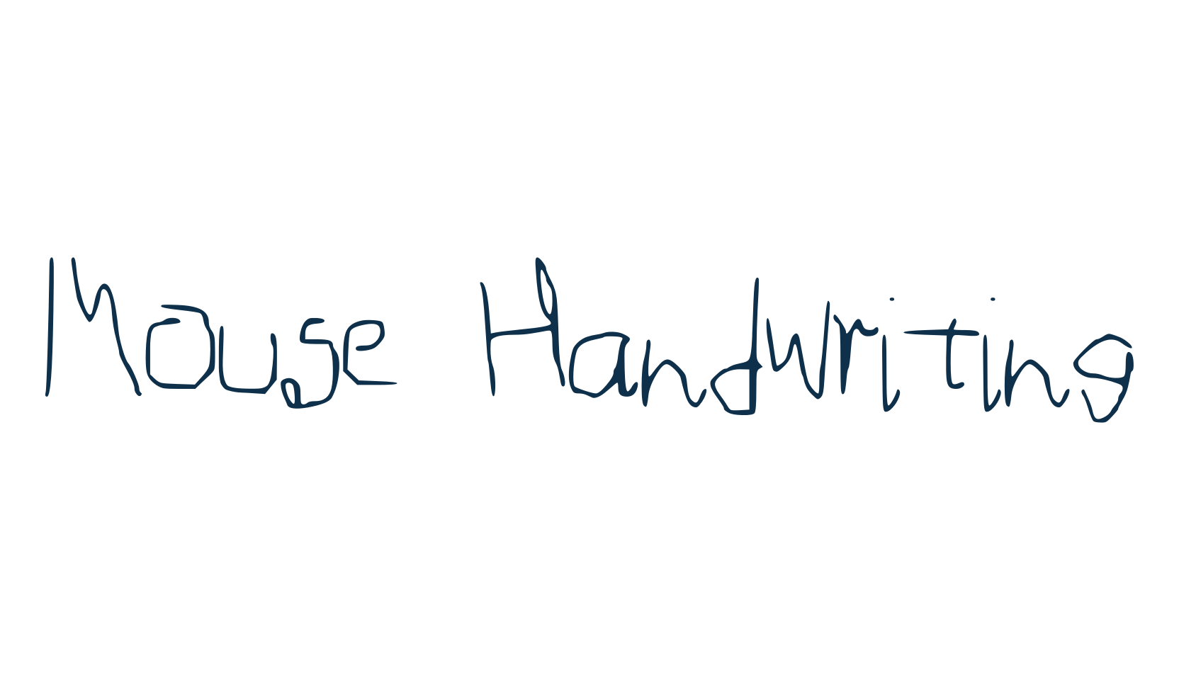 Mouse Handwriting, script handwritten fancy decorative calligraphy font preview