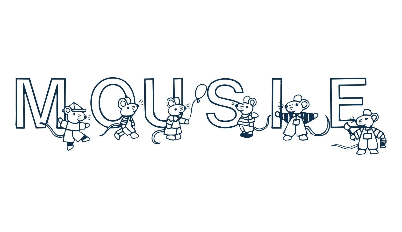 Mousie, decorative font preview