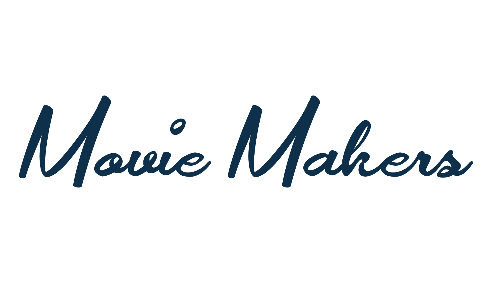 Movie Makers, script brush fancy decorative calligraphy font preview