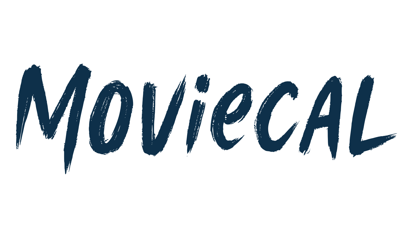 Moviecal, brush font preview