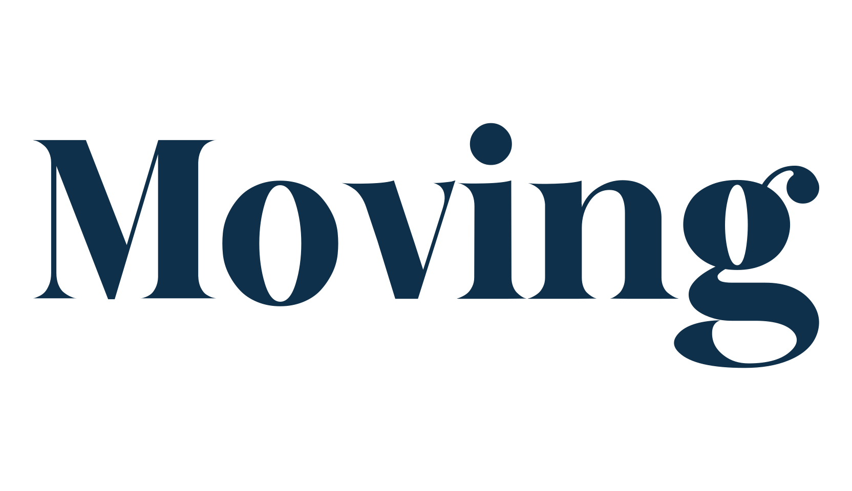 Moving, serif font preview