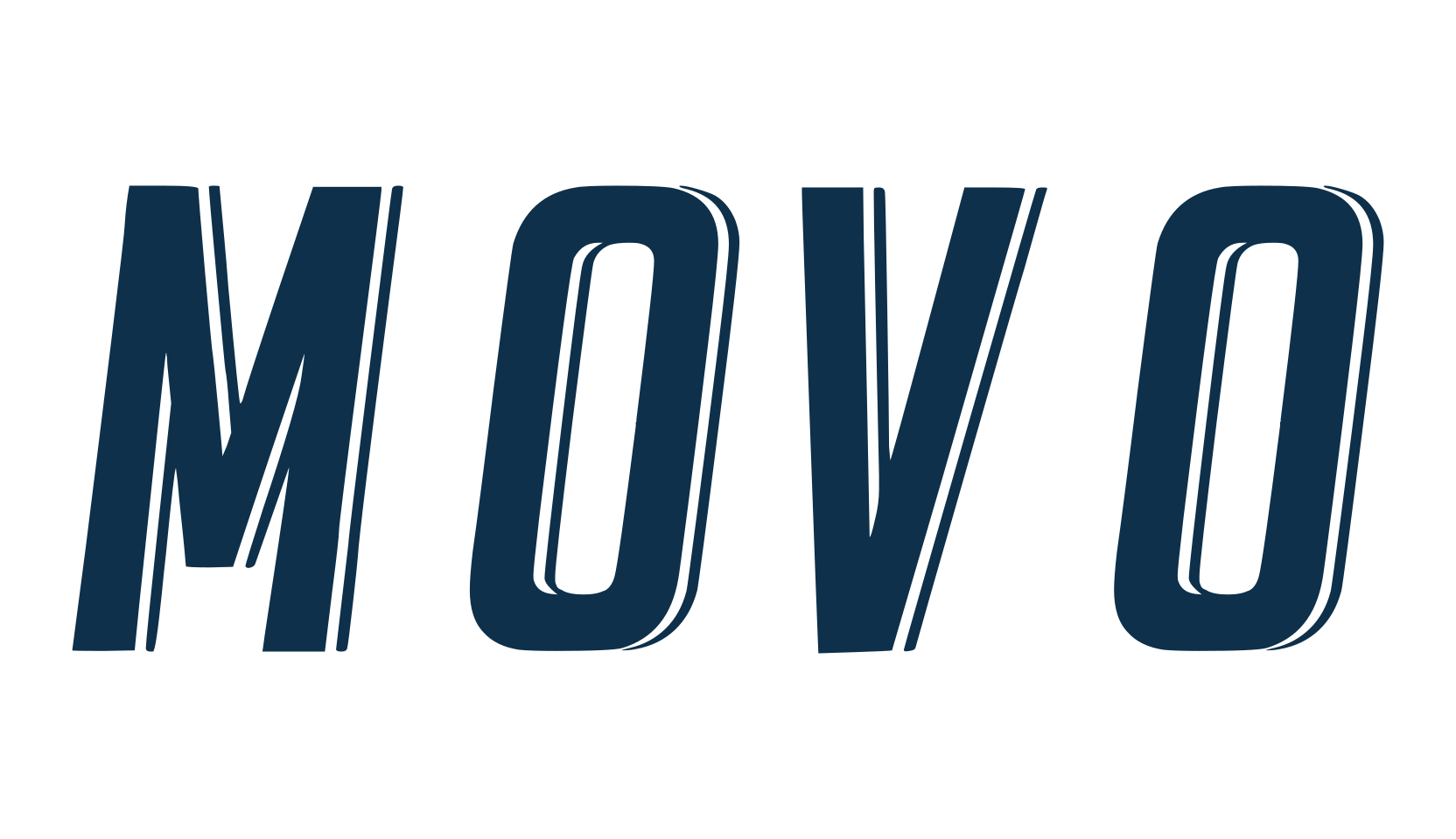Movo, fancy various techno sci-fi font preview
