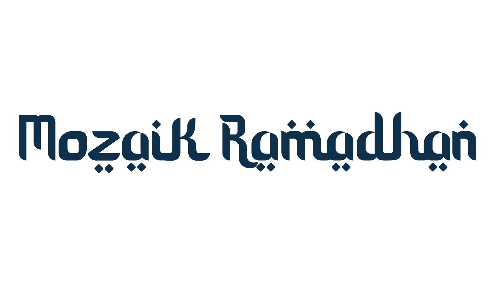Mozaik Ramadhan, foreign look arabic font preview