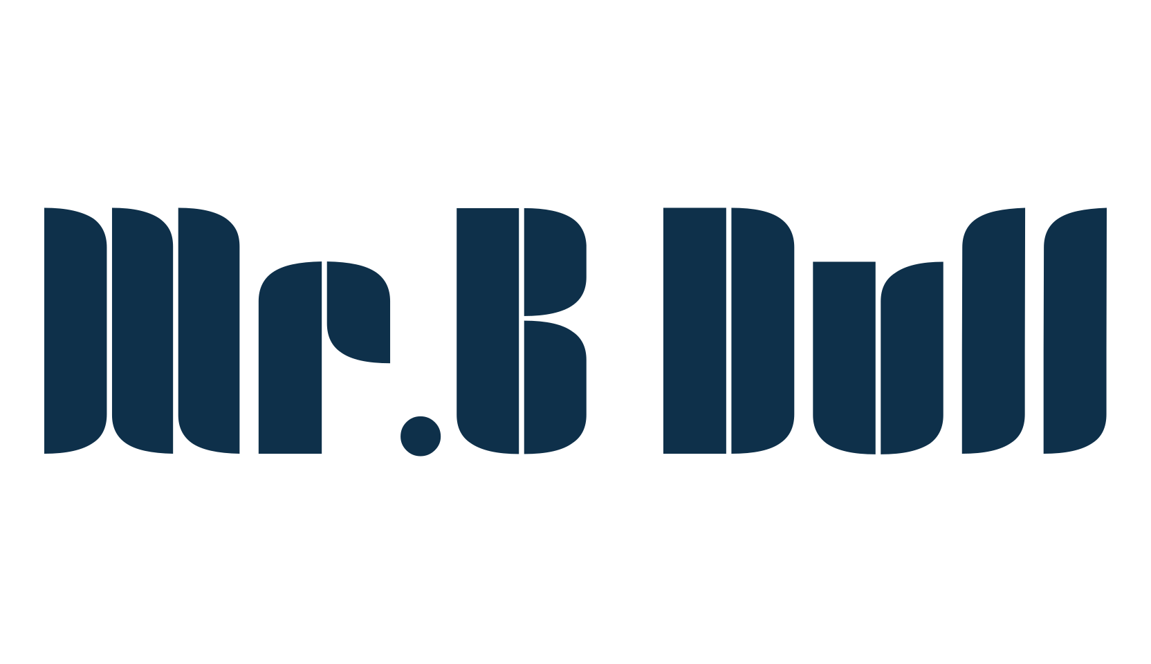 Mr.B Dull, fancy retro decorative font preview