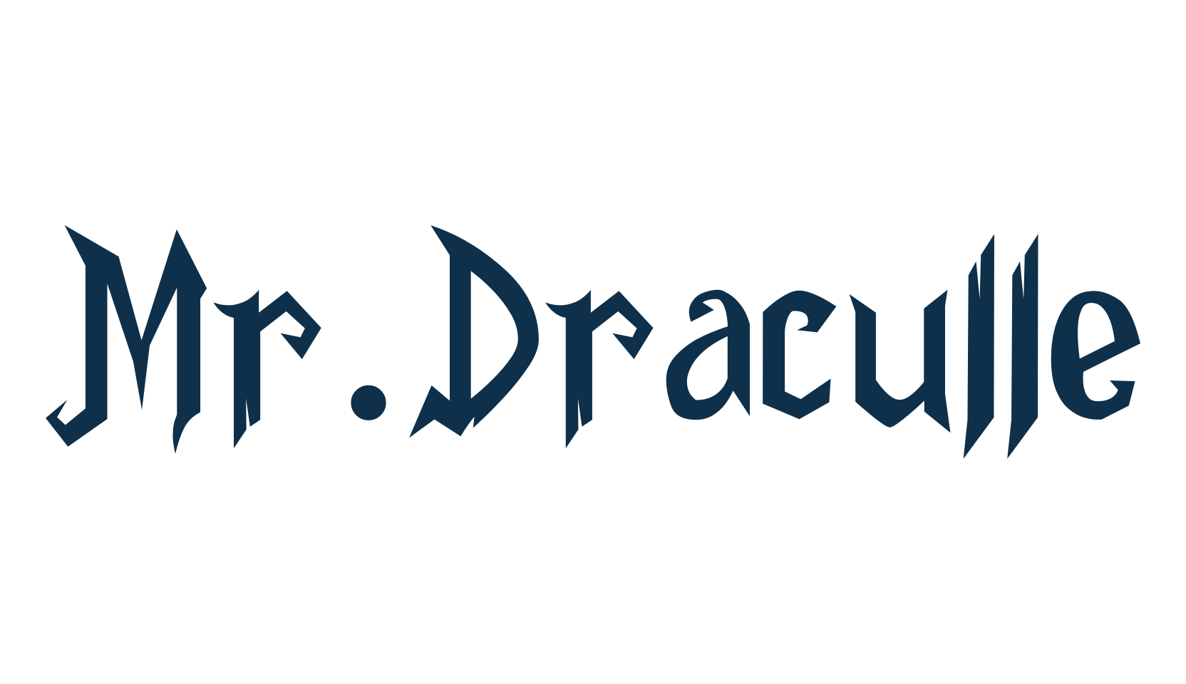 Mr.Draculle, fancy various gothic font preview