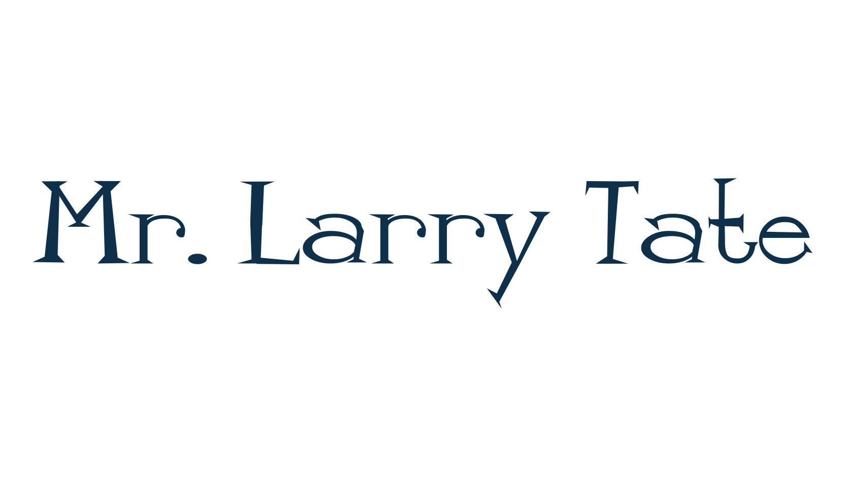 Mr. Larry Tate, cartoon font preview