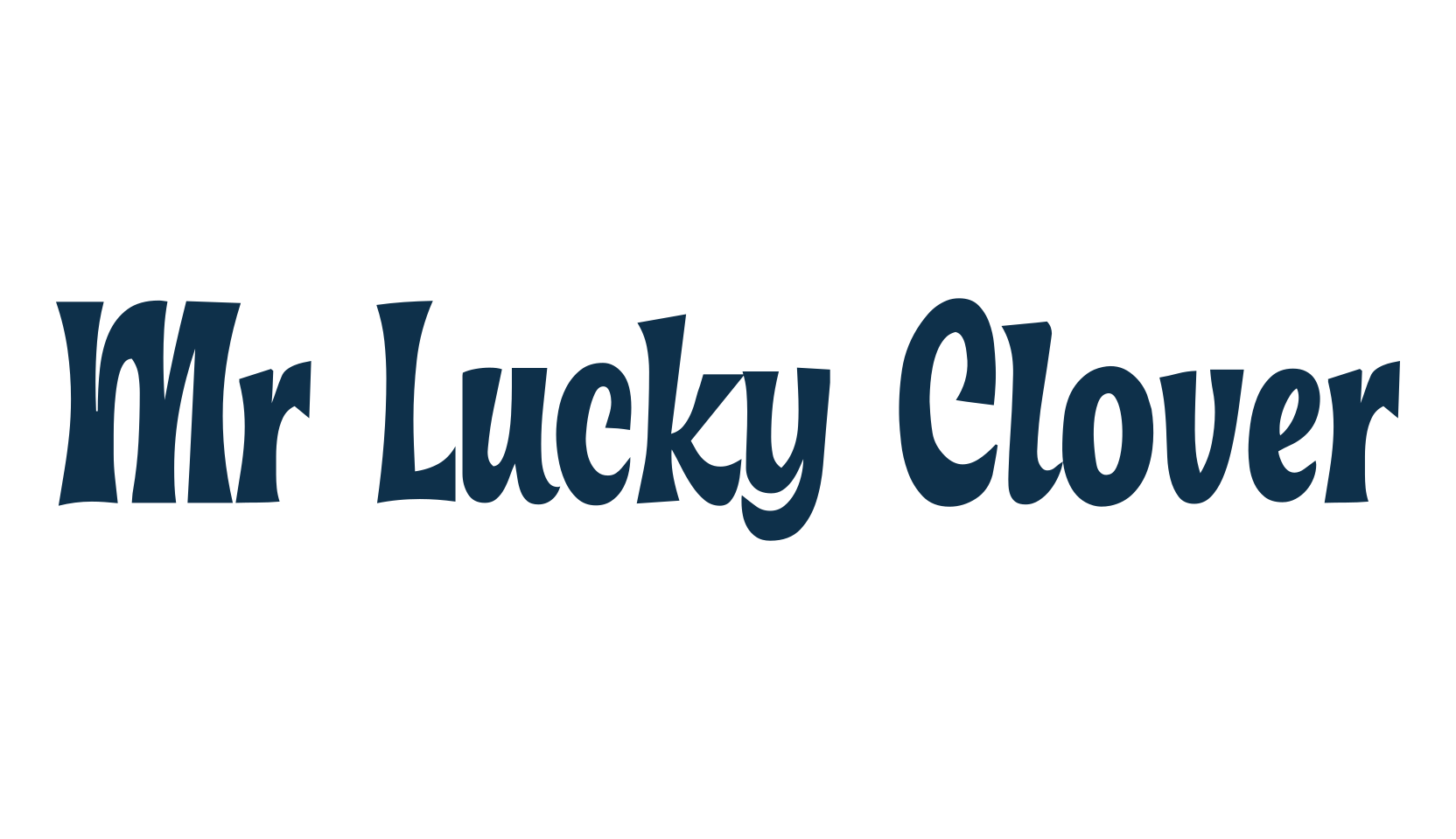 Mr Lucky Clover, fancy various decorative script calligraphy font preview