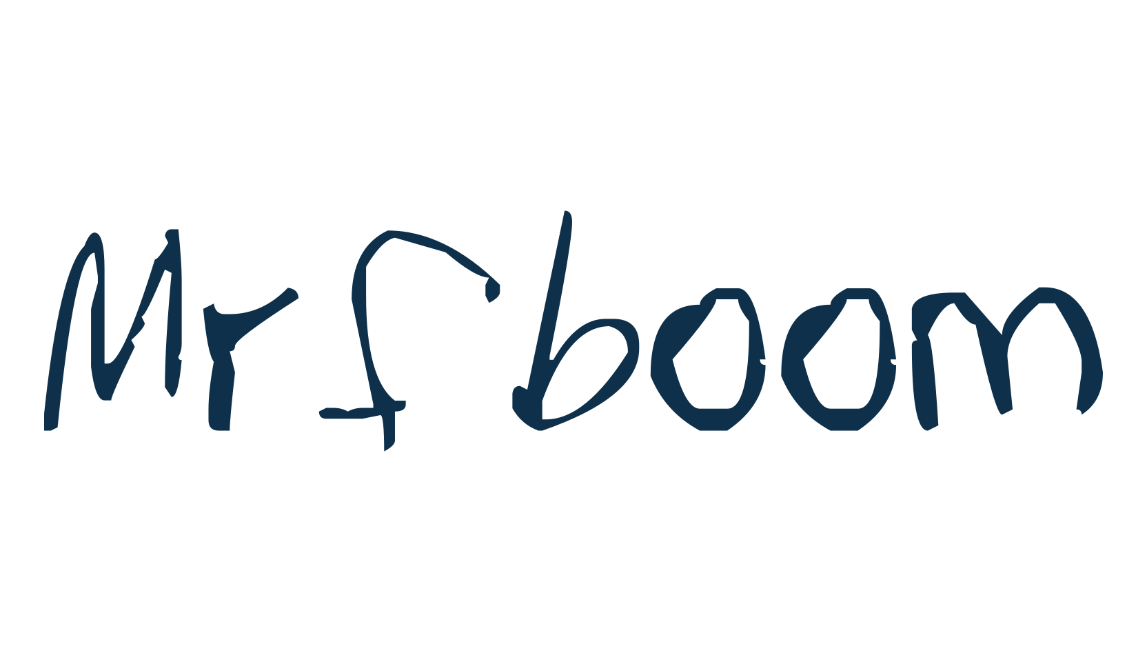 Mrfboom, script handwritten fancy decorative calligraphy font preview