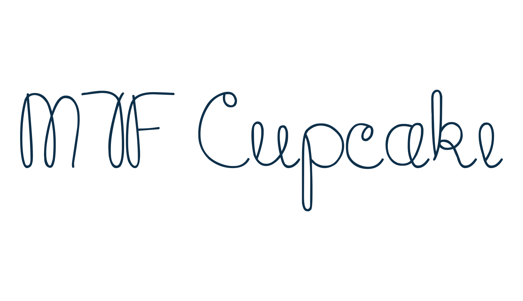 MTF Cupcake, fancy decorative font preview