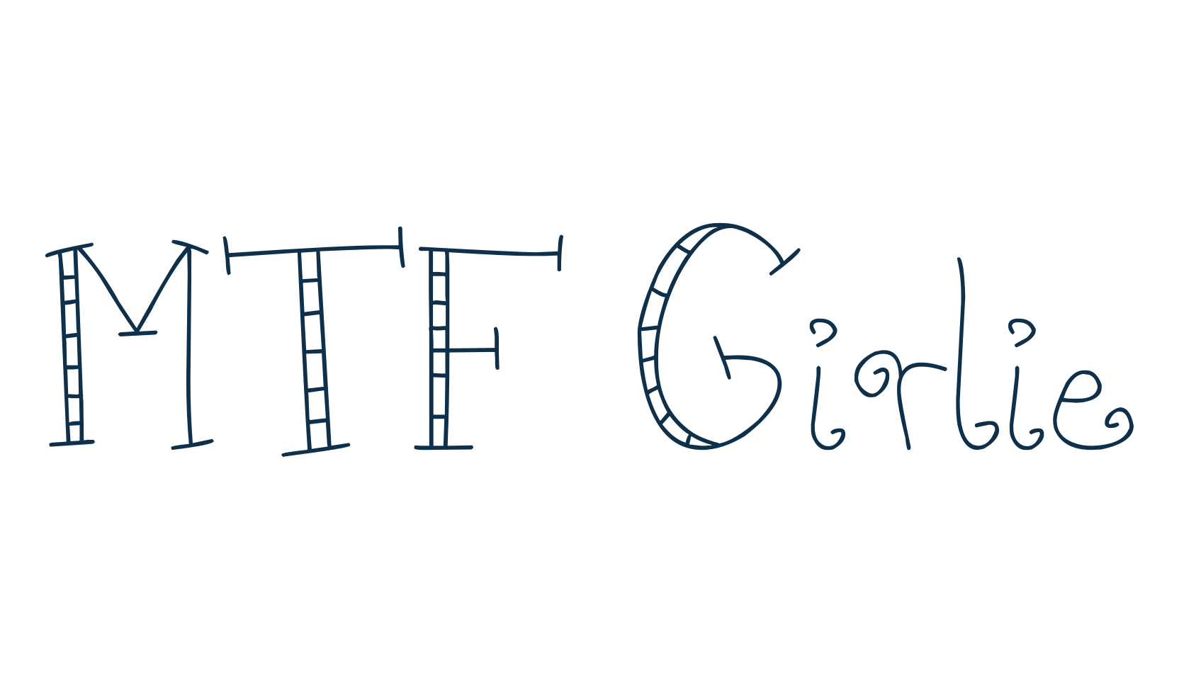 MTF Girlie, fancy decorative font preview