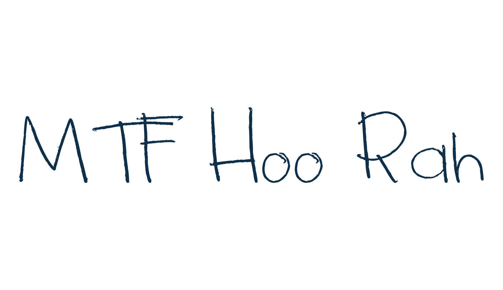 MTF Hoo Rah, script handwritten fancy decorative calligraphy font preview