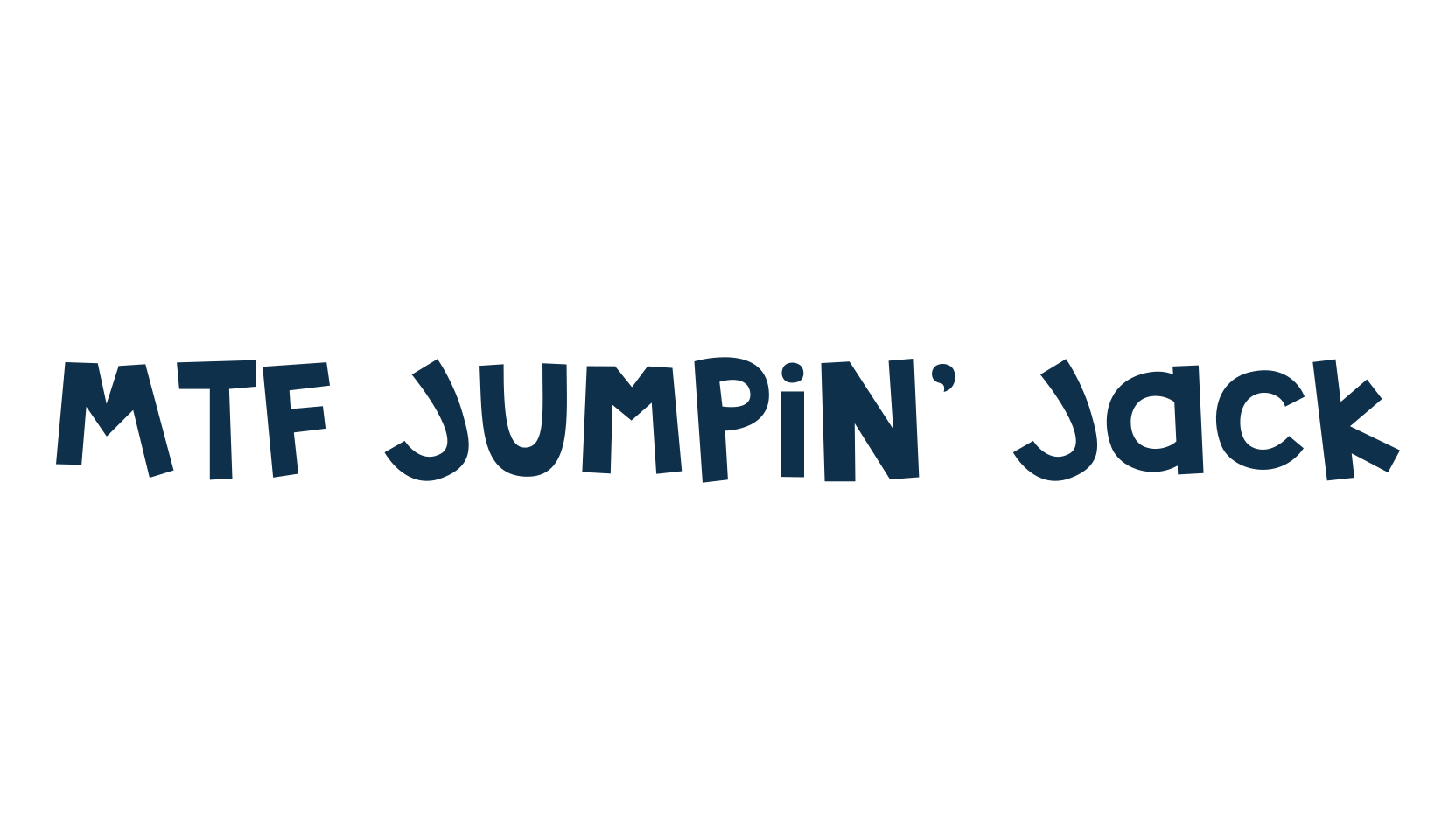 MTF Jumpin' Jack, cartoon font preview