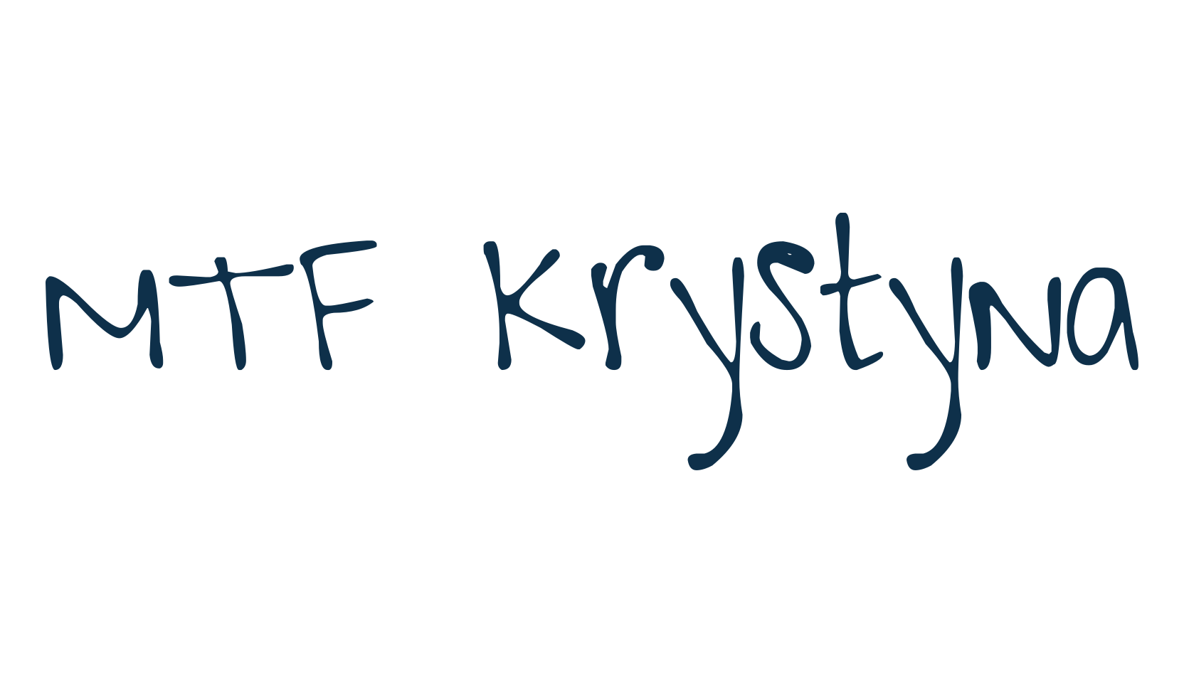 MTF Krystyna, script handwritten fancy decorative calligraphy font preview