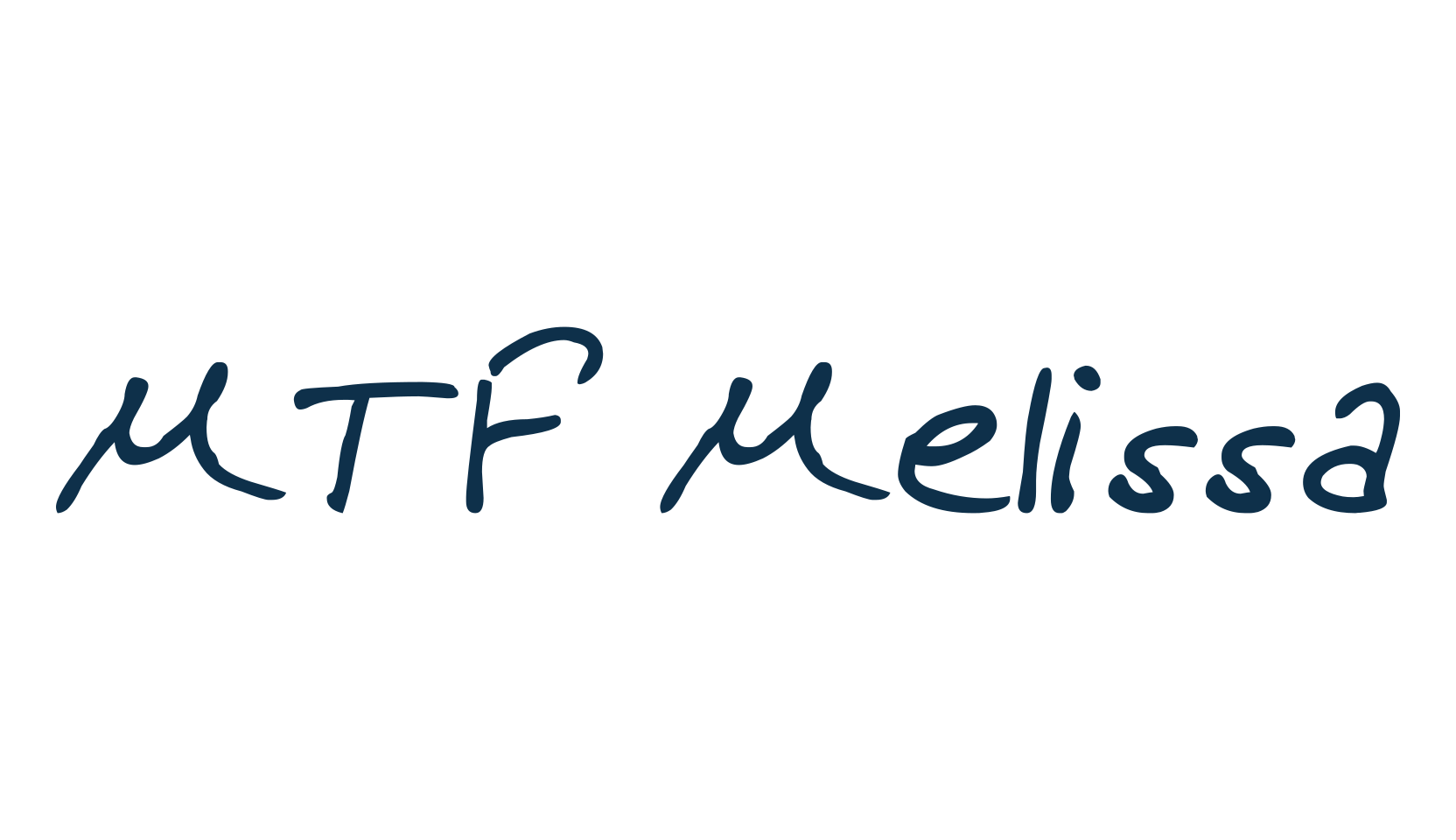 MTF Melissa, script handwritten fancy decorative calligraphy font preview