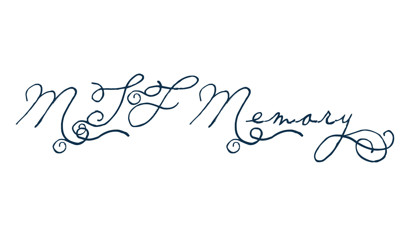 MTF Memory, curly font preview