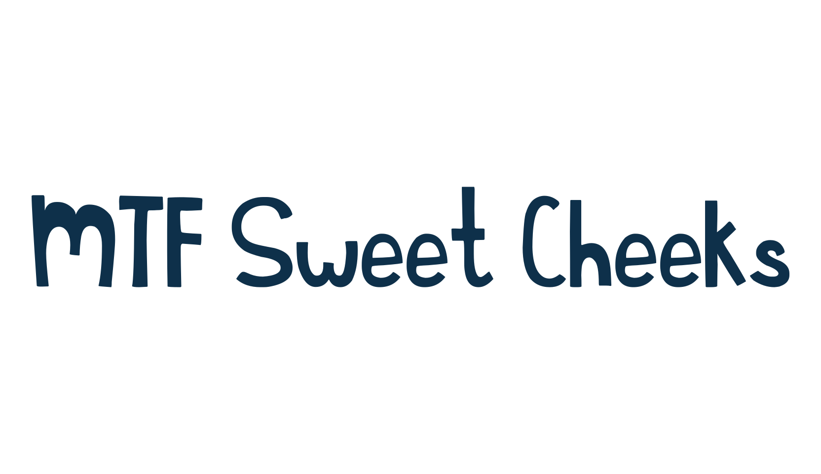 MTF Sweet Cheeks, fancy cartoon decorative font preview